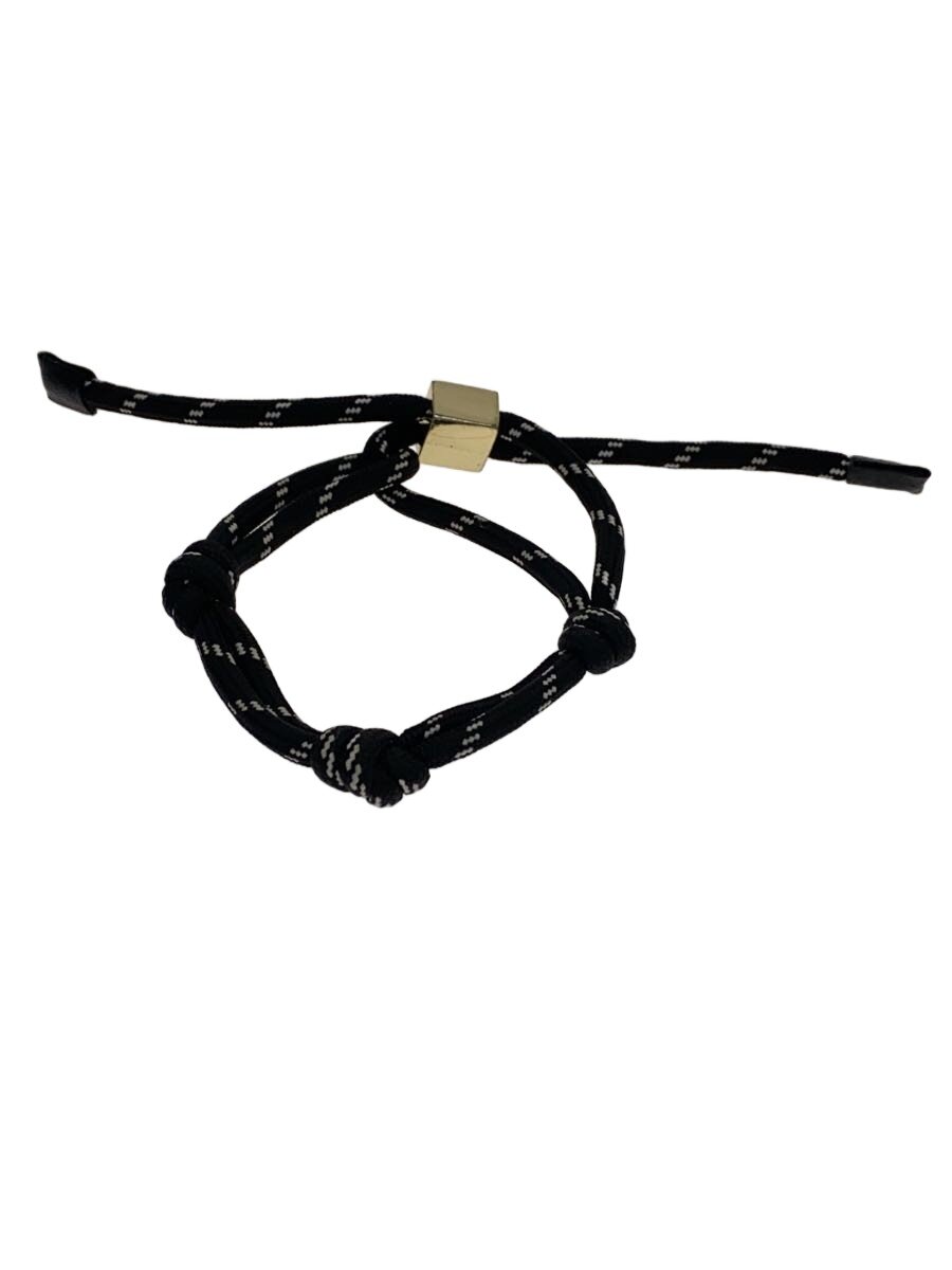 【中古】MIU MIU◆コード/ブレスレット/--/BLK/レディース//【服飾雑貨他】