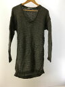 【中古】theory luxe◆セーター(厚手)/38/ウール/KHK/03-13017393【レディースウェア】