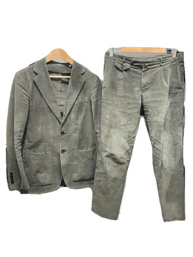 【中古】TOMORROWLAND◆セットアップ/コットン/カーキ/無地/63-07-85-07305【メンズウェア】