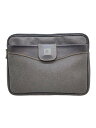 【中古】dunhill◆セカンドバッグ/PVC/GRY【バッグ】