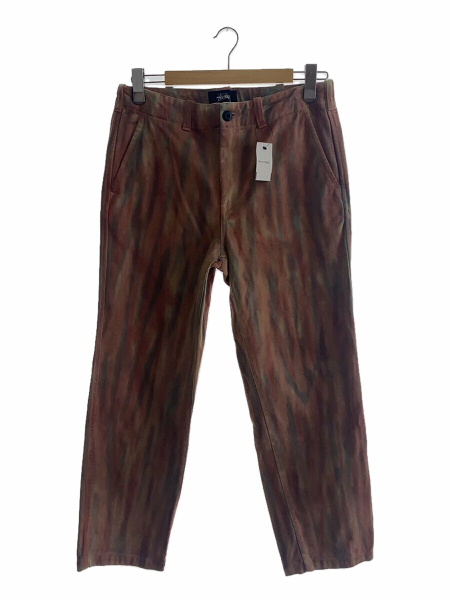 【中古】STUSSY◆ボトム/30/コットン/ORN/総柄/116479【メンズウェア】
