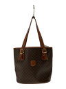 【中古】CELINE◆トートバッグ/レザー/BRW/総柄/M90【バッグ】