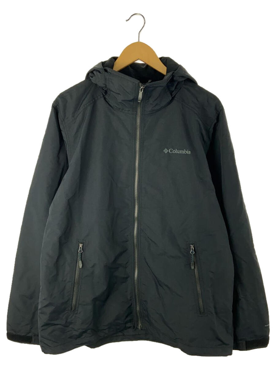 Columbia◆LAKE POWELL JACKET_レイクパウエルジャケット/XL/ナイロン/BLK