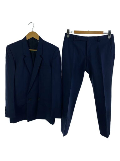 【中古】LITTLEBIG◆17AW/セットアップ/ダブルテーラード/スラックス/ウール/ネイビー//【メンズウェア】 【中古】LITTLEBIG◆17AW/セットアップ/ダブルテーラード/スラックス/ウール/ネイビー//【メンズウェア】
