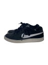 【中古】NIKE◆WMNS COURT ROYALE/ウィメンズコートロイヤル/ブラック/749867-010/24cm/BLK【シューズ】