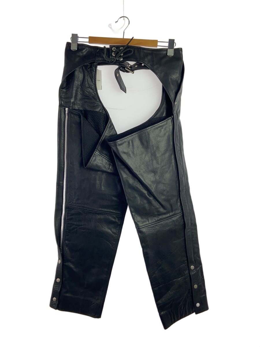 【中古】FIRST/ボトム/M/牛革/BLK【メンズウェア】