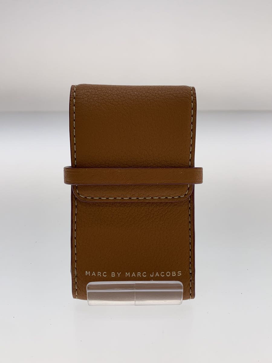 【中古】MARC BY MARC JACOBS◆小物/レザー/BRW/無地/レディース【服飾雑貨他】