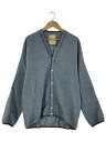 【中古】KIMURA/Narrowing Cardigan/カーディガン/5/リネン/BLU【メンズウェア】