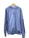 【中古】Brain Dead◆ブレインデッド/パーカー/XXL/コットン/青【メンズウェア】(4)