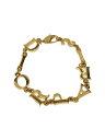 【中古】Christian Dior◆DIOR PARISロゴブレスレット/--/GLD/レディース【服飾雑貨他】