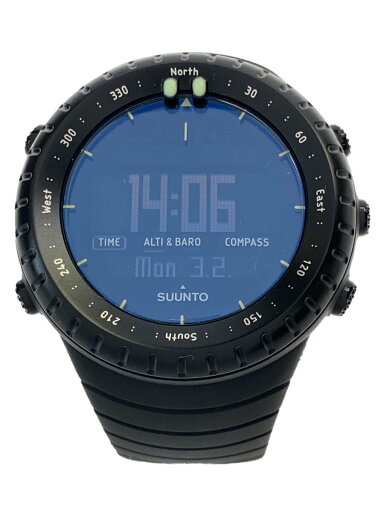 【中古】SUUNTO◆腕時計/デジタル/ラバー/BLK/BLK/SS014279010【服飾雑貨他】 【中古】SUUNTO◆腕時計/デジタル/ラバー/BLK/BLK/SS014279010【服飾雑貨他】