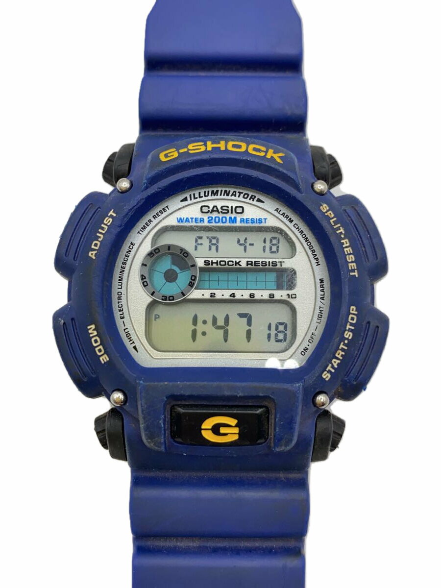 【中古】CASIO◆腕時計/デジタル/BLU/DW-9052-2V//【服飾雑貨他】