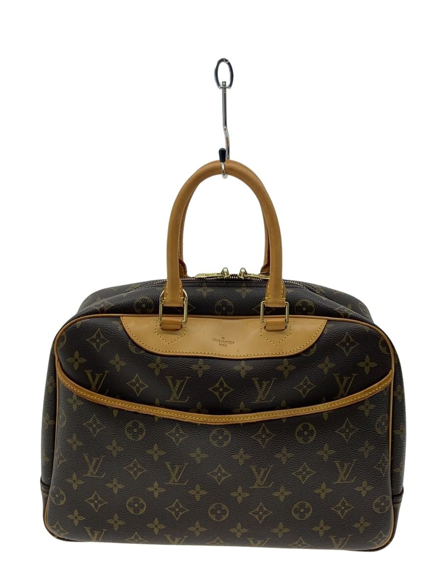 Vanity Bags, Cases - 【中古】LOUIS VUITTON◆2)ボーリング・ヴァニティ(ドーヴィル)_モノグラム・キャンバス/PVC/BRW【バッグ】