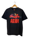 【中古】FASHION VICTIM◆半袖Tシャツ/M/コットン/ブラック/1988/AKIRA/両面プリント//【メンズウェア】