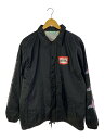 【中古】ICE CREAM◆コートジャケット/XL/ナイロン/BLK/ICJP195SX001/襟周り汚れ有【メンズウェア】
