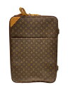 【中古】LOUIS VUITTON◆ペガス45_モノグラム・キャンバス_BRW/PVC/BRW【バッグ】