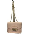 【中古】FURLA◆メトロポリス/ショルダーバッグ/レザー/PNK【バッグ】