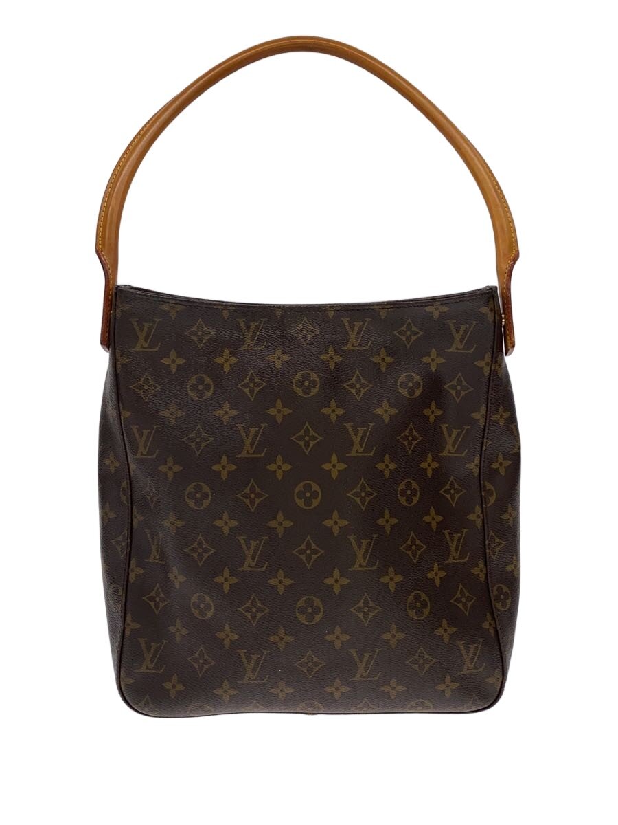 LOUIS VUITTON◆ルーピングGM_モノグラム・キャンバス/PVC/BRW