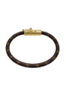 【中古】LOUIS VUITTON◆ブレスレット/--/BRW/レディース/M1035【服飾雑貨他】