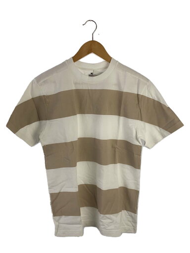 【中古】SEQUEL◆Tシャツ/S/コットン/WHT×CRM/ボーダー/SQ-23SS-ST-09【メンズウェア】 【中古】SEQUEL◆Tシャツ/S/コットン/WHT×CRM/ボーダー/SQ-23SS-ST-09【メンズウェア】