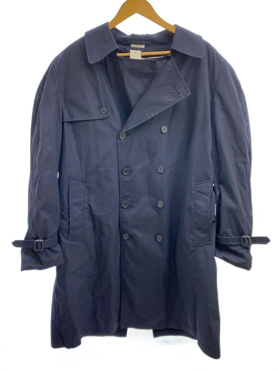 US.NAVY◆All Weather Trench Coat/トレンチコート/46/コットン/NVY/8405-01-175-2301
