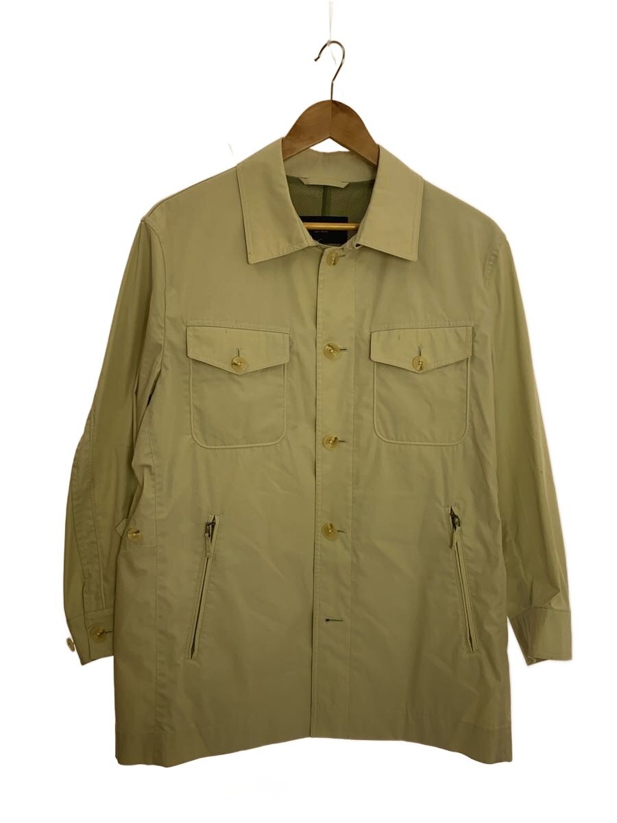 【中古】BURBERRY LONDON◆デッキジャケット/M/コットン/BEG/無地/BBP77-413-72//【メンズウェア】