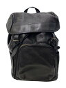 【中古】COACH◆リュック/レザー/ブラック/バックパック【バッグ】(4)
