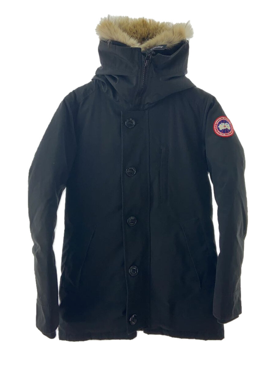 【中古】CANADA GOOSE◆ダウンジャケット/XS/ナイロン/BLK/3438JMR/JASPER/袖ダメージ【レディースウェア】