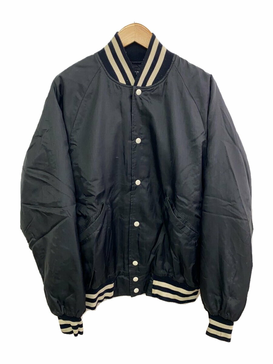 【中古】BUTWIN◆80s/黒タグ/THE GYM/スタジャン/BLK【メンズウェア】