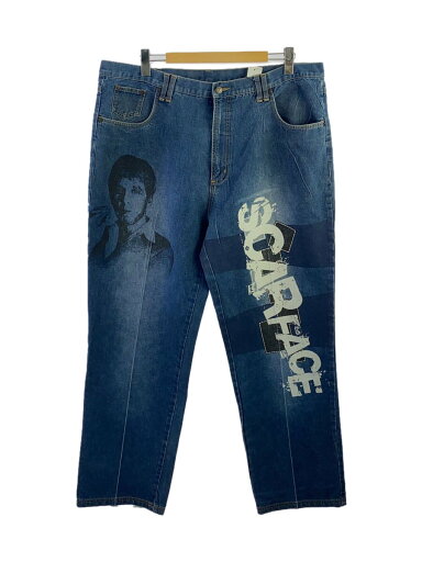 【中古】scarface clothing/ボトム/42/コットン/NVY/総柄【メンズウェア】 【中古】scarface clothing/ボトム/42/コットン/NVY/総柄【メンズウェア】