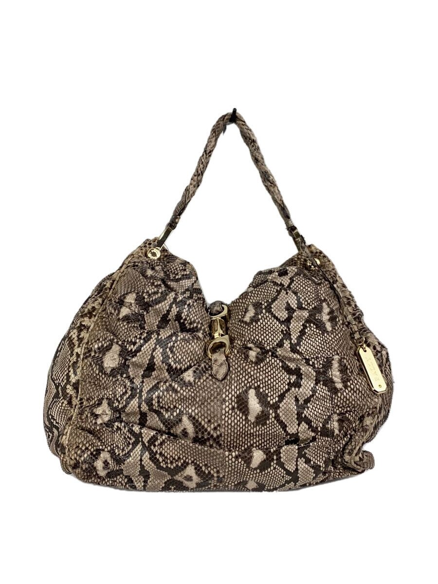 【中古】BALLY◆ハンドバッグ/レザー/ベージュ/MAYLA-E/35【バッグ】