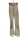【中古】Midorikawa◆ボトム/S/コットン/クリーム/SEQUIN MESH PANTS【メンズウェア】