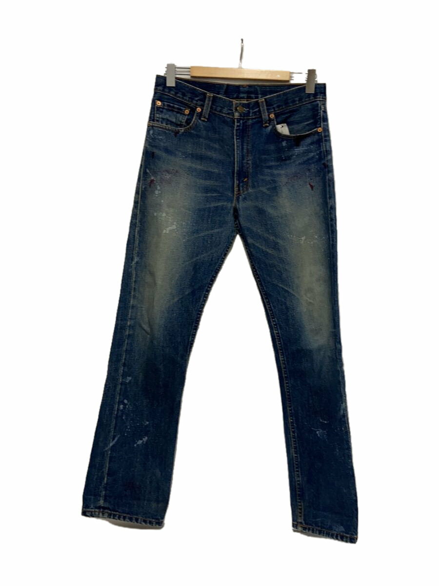 【中古】Levi’s◆00s/505/USA製/ボトム/32/デニム/IDG/無地【メンズウェア】