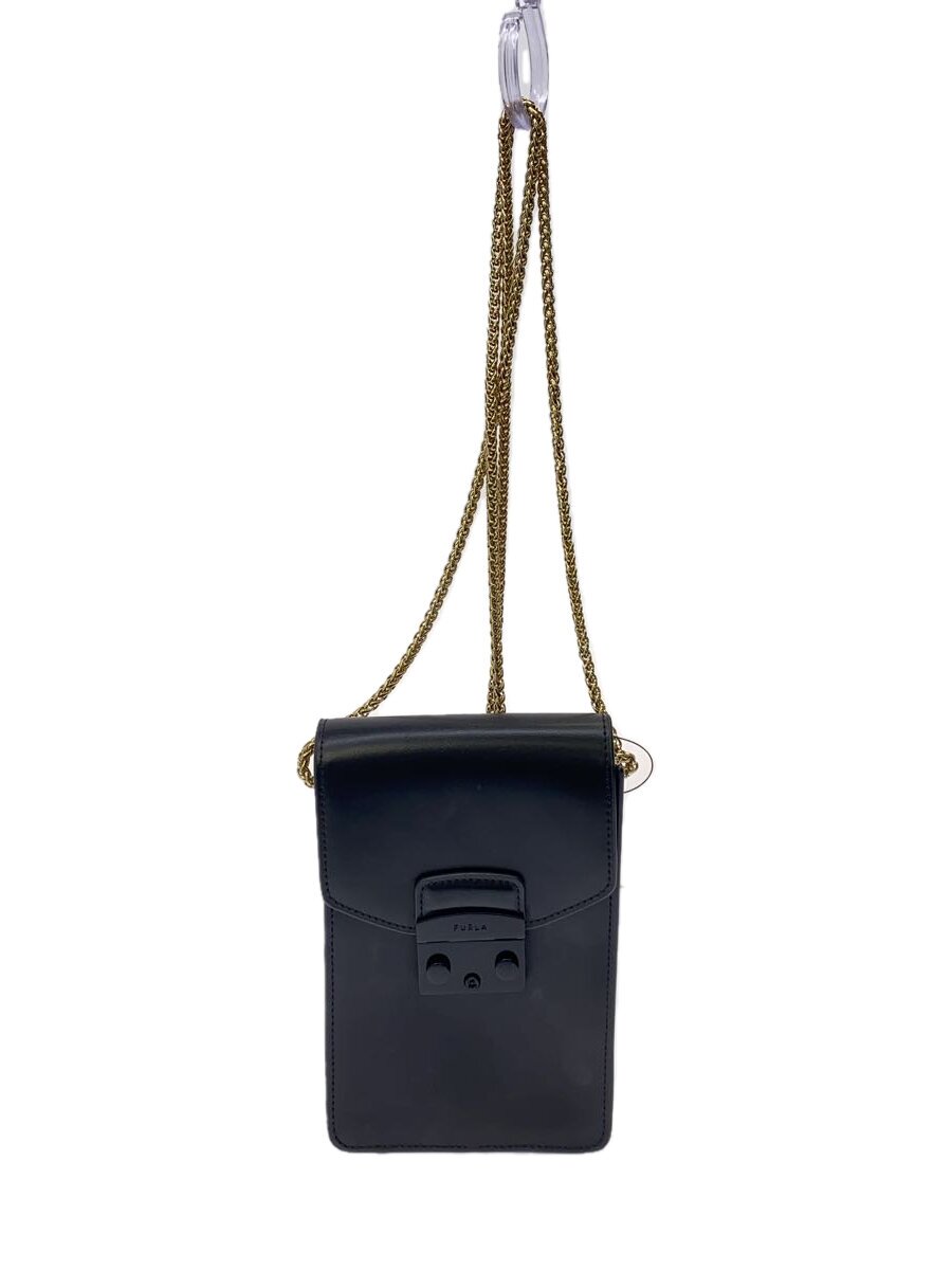 Furla - 【中古】FURLA◆ショルダーバッグ/--/BLK/EBR6EP0/スマホショルダー【バッグ】
