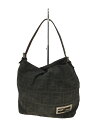 【中古】FENDI◆ショルダーバッグ/キャンバス/BRW/ブラウン/ズッカ/ワンショルダー/【バッグ】