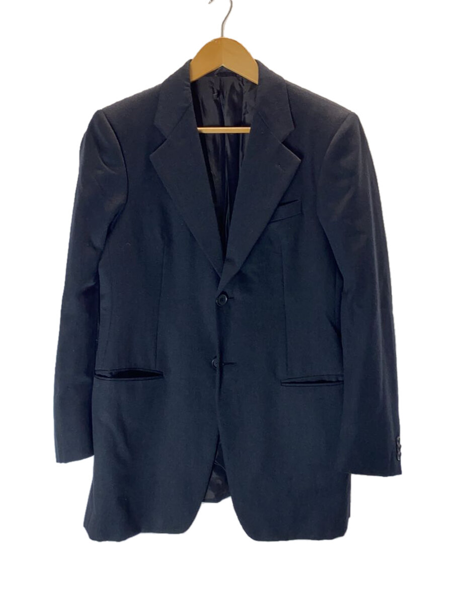 【中古】GIORGIO ARMANI◆テーラードジャケット&スラックス/スーツ/セットアップ/2タック/46/ウール/ブラック/01 760220【メンズウェア】