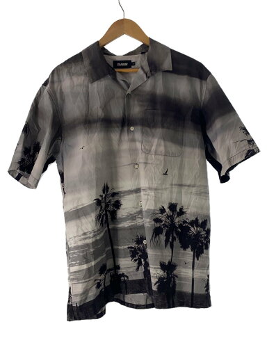 【中古】X-LARGE◆アロハシャツ/L/コットン/GRY/総柄【メンズウェア】 【中古】X-LARGE◆アロハシャツ/L/コットン/GRY/総柄【メンズウェア】