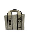 【中古】SNIDEL◆トートバッグ/--/WHT【バッグ】