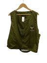 【中古】ALPHA INDUSTRIES◆ナイロンベスト/L/ナイロン/KHK【メンズウェア】