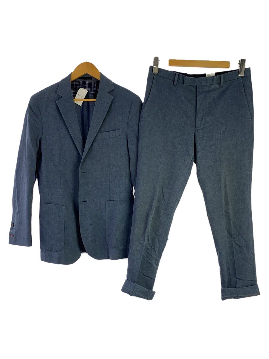【中古】BLACK LABEL CRESTBRIDGE◆2Bスーツ/L/コットン/BLU//【メンズウェア】