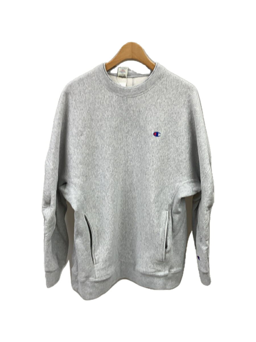 【中古】Champion◆×N.HOOLYWOOD/NEW WEAVE/スウェット/L/コットン/GRY/C8-W047【メンズウェア】