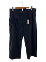 【中古】yohji yamamoto POUR HOMME◆18SS/多重ボタン/ボトム/1/コットン/BLK/FW-P01-002//【メンズウェア】