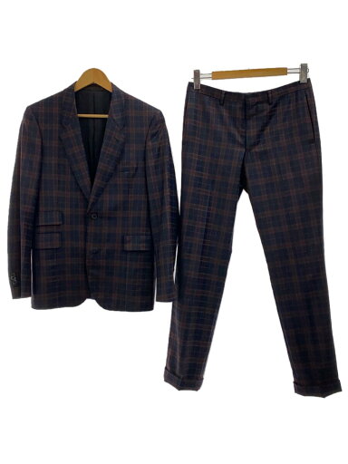 【中古】Paul Smith◆スーツ/2/ウール/NVY/チェック/PF-SL-61878【メンズウェア】 【中古】Paul Smith◆スーツ/2/ウール/NVY/チェック/PF-SL-61878【メンズウェア】