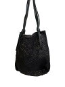 【中古】CHRISTIAN VILLA◆トートバッグ/--/BLK/無地【バッグ】(4)