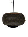 【中古】LOUIS VUITTON◆ポシェット・ガンジュ_モノグラム・キャンバス_BRW/--/BRW/総柄【バッグ】