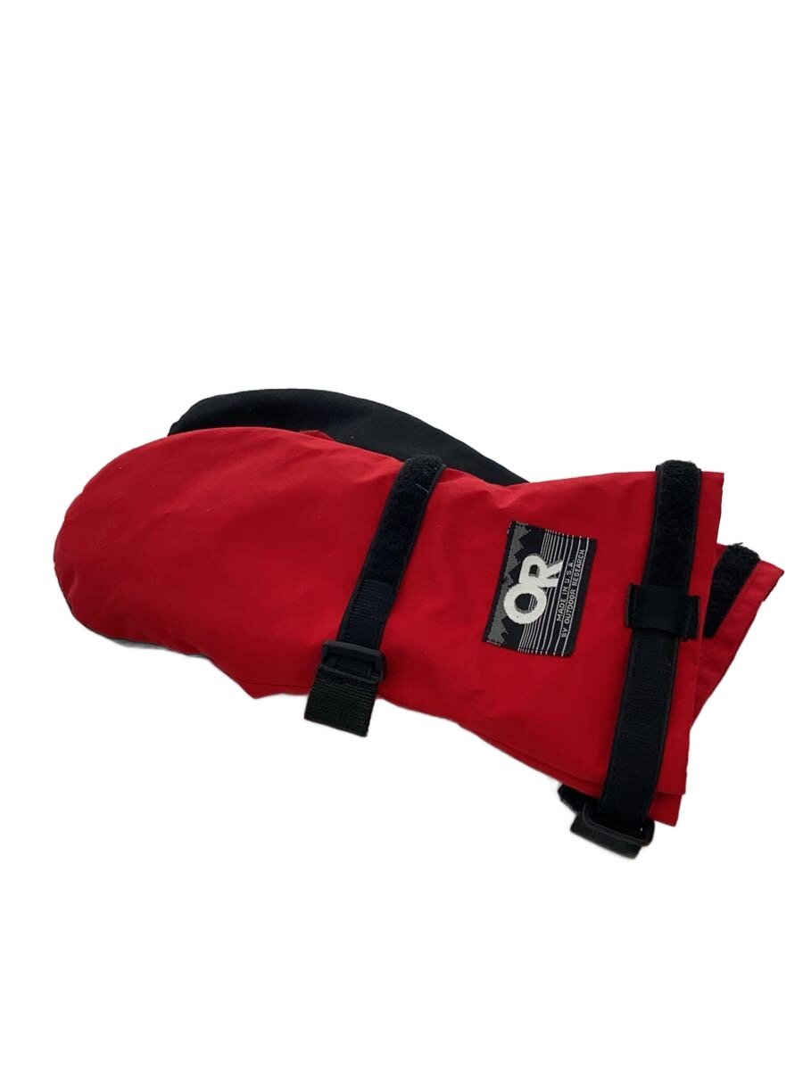 Accessories - 【中古】OUTDOOR RESEARCH◆ウインタースポーツその他/RED/オーバーグローブ【スポーツ】