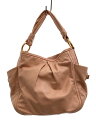 【中古】COACH◆ハンドバッグ/レザー/PNK/無地【バッグ】