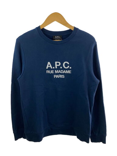 【中古】A.P.C.◆tina/スウェット/L/コットン/NVY【メンズウェア】 【中古】A.P.C.◆tina/スウェット/L/コットン/NVY【メンズウェア】