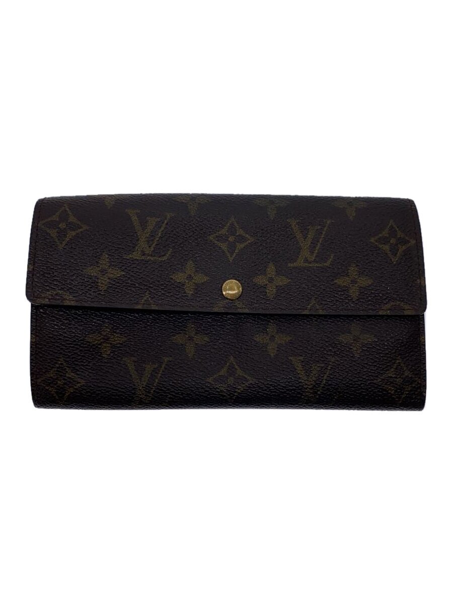 其它 - 【中古】LOUIS VUITTON◆2)ポシェット・ポルト・モネ・クレディ_モノグラム・キャンバス_BRW/PVC/BRW/レディース【服飾雑貨他】