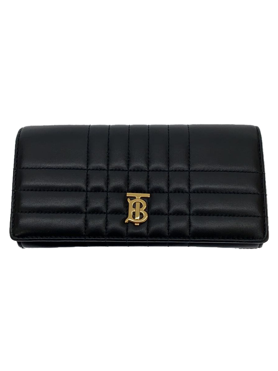 【中古】BURBERRY◆長財布/--/BLK/レディース【服飾雑貨他】